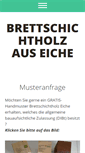 Mobile Screenshot of brettschichtholz-aus-eiche.de